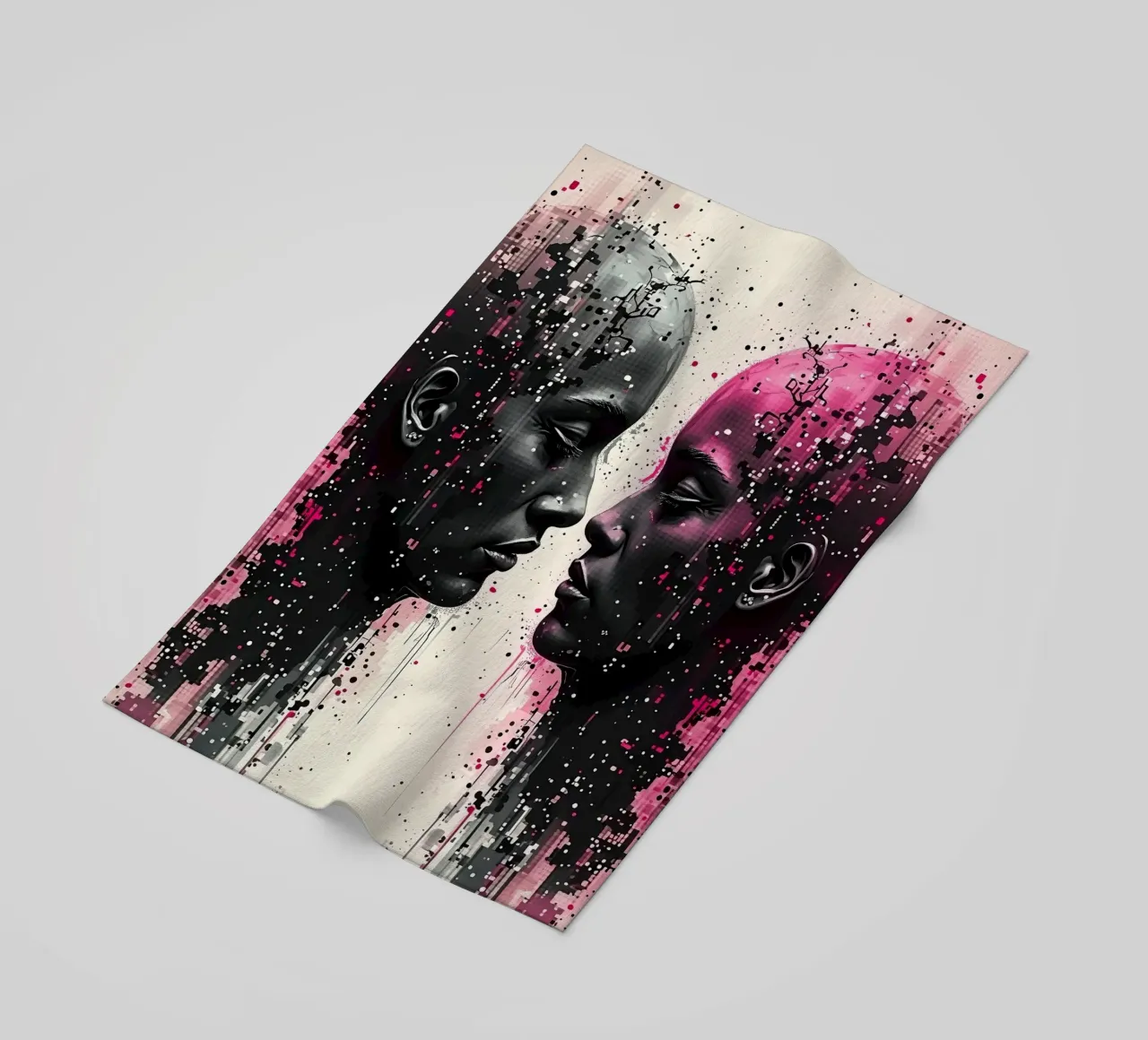Immagine_specchio_rosa_3 telo mare da AI-Portraits by LK