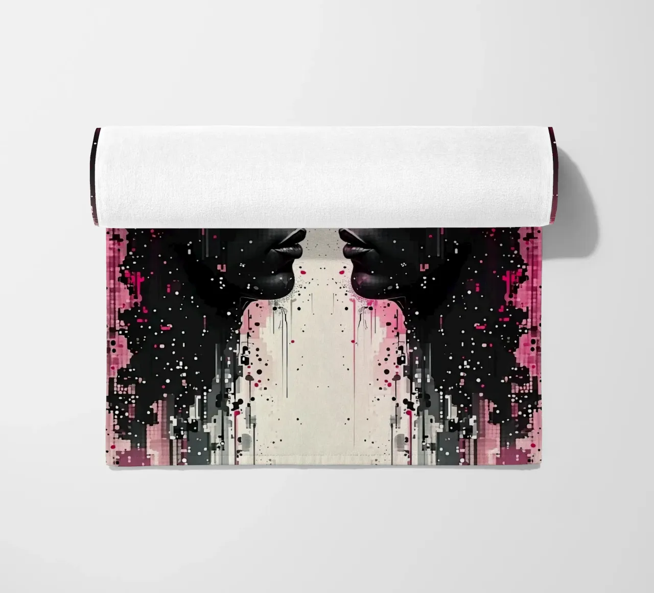 Immagine_specchio_rosa_3 telo mare da AI-Portraits by LK