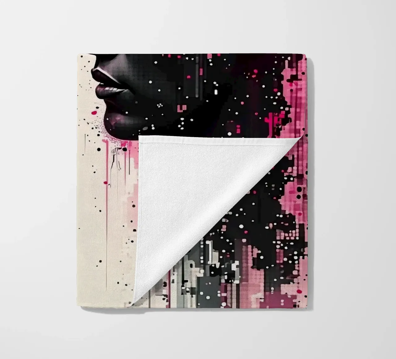 Immagine_specchio_rosa_3 telo mare da AI-Portraits by LK