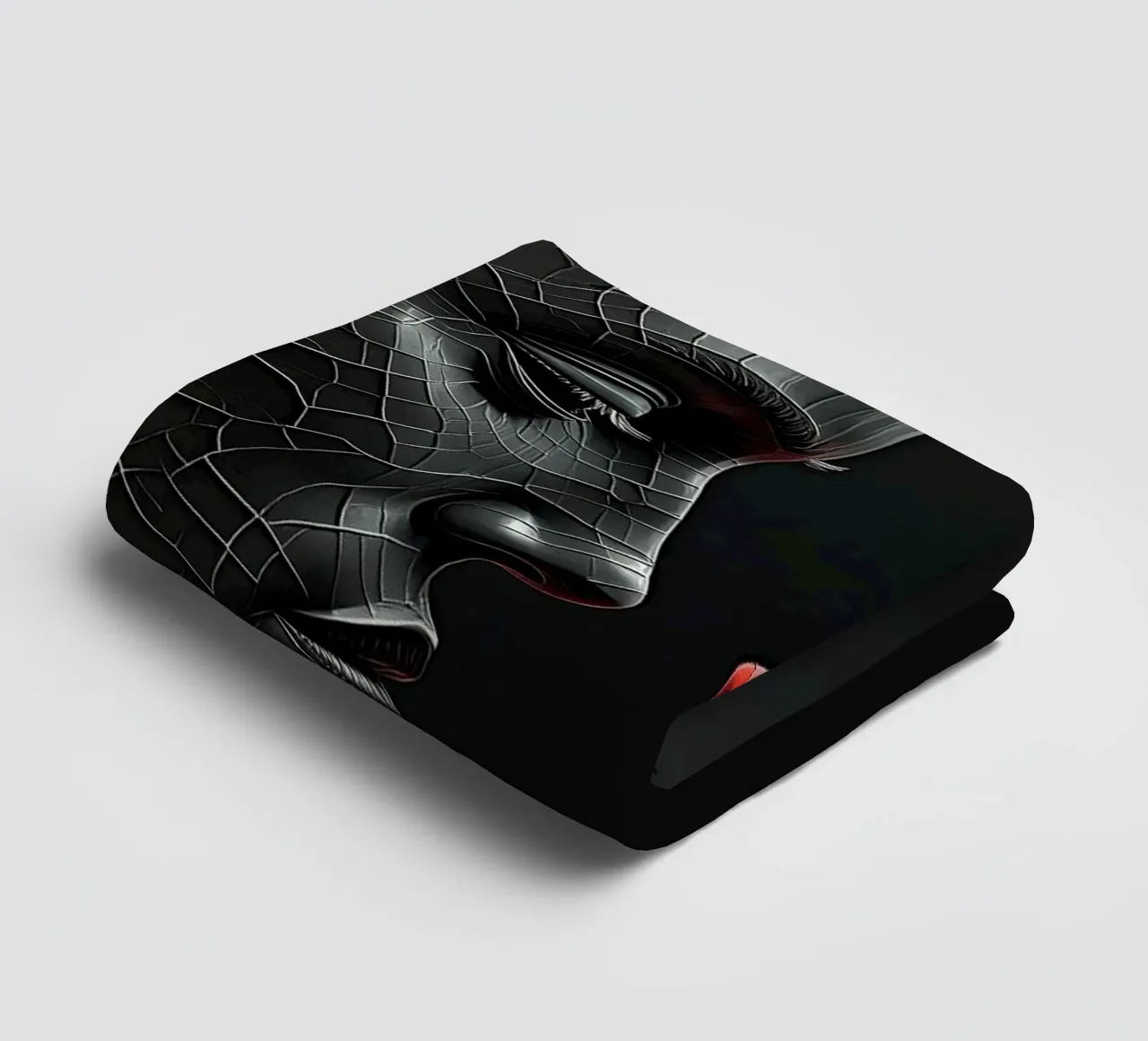 Mirror_image_red_1 towel by AI-Portraits by LK