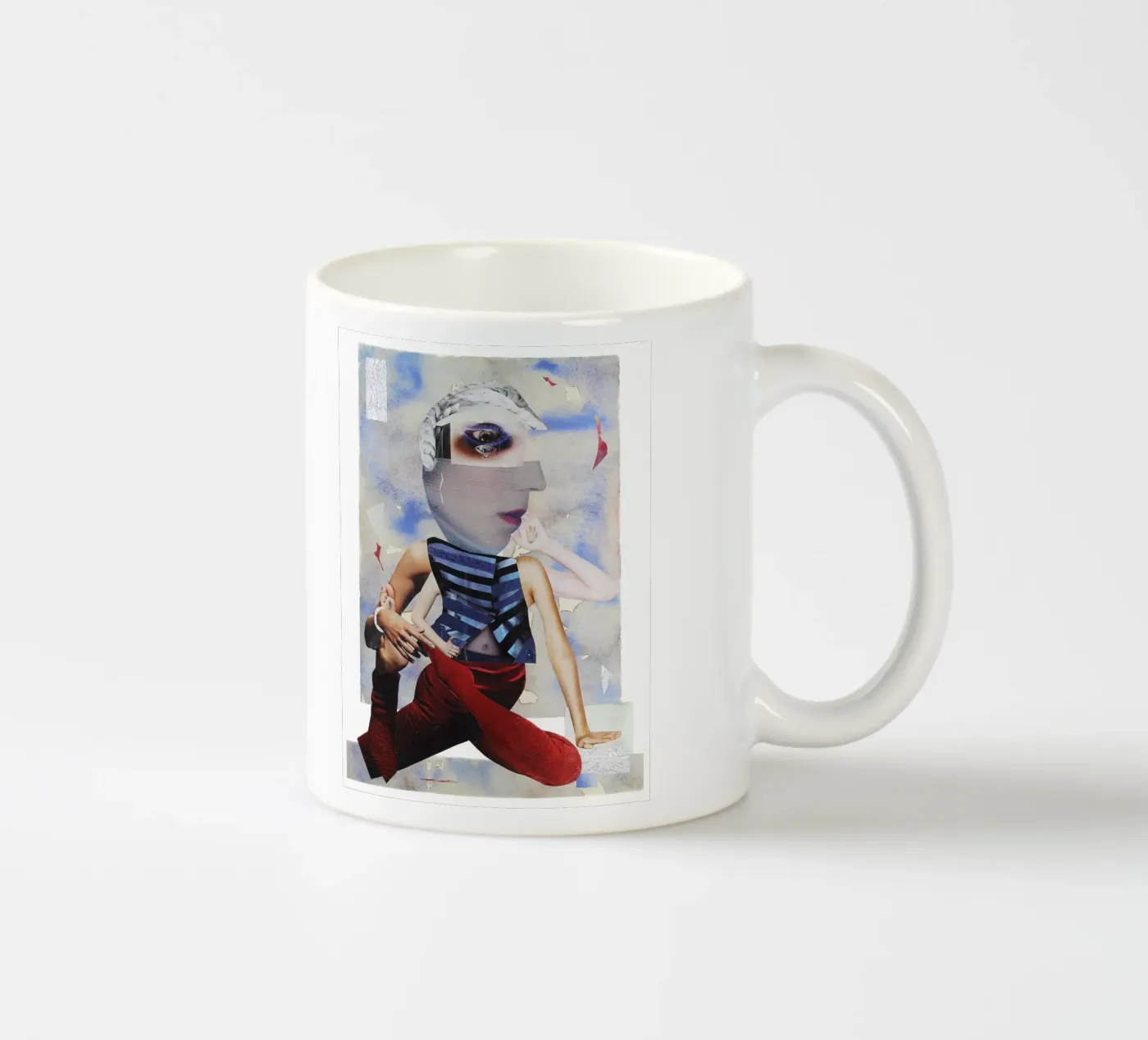 Wait a minute... ceramic mug by Paperheartmixx
