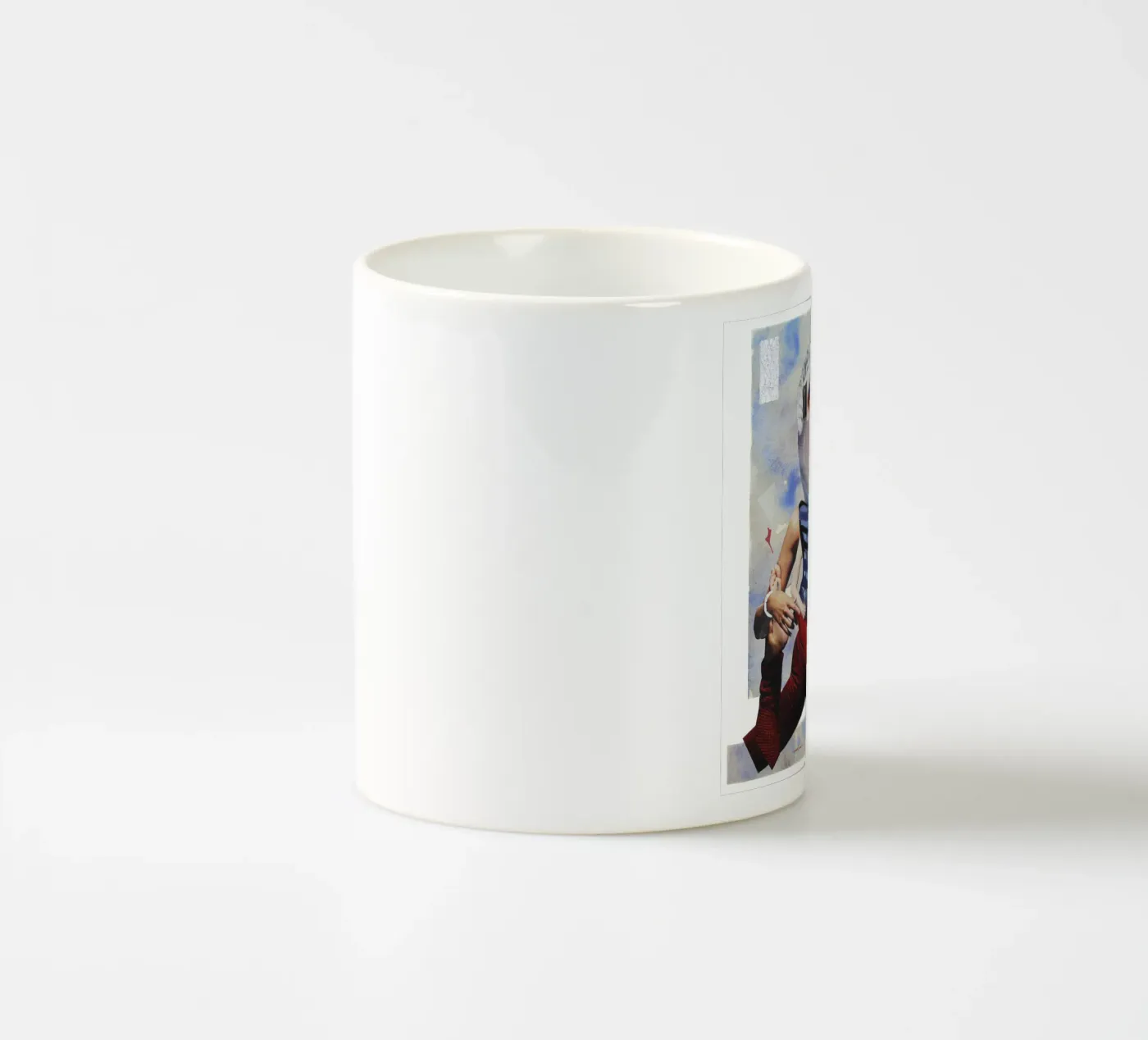 Wait a minute... ceramic mug by Paperheartmixx