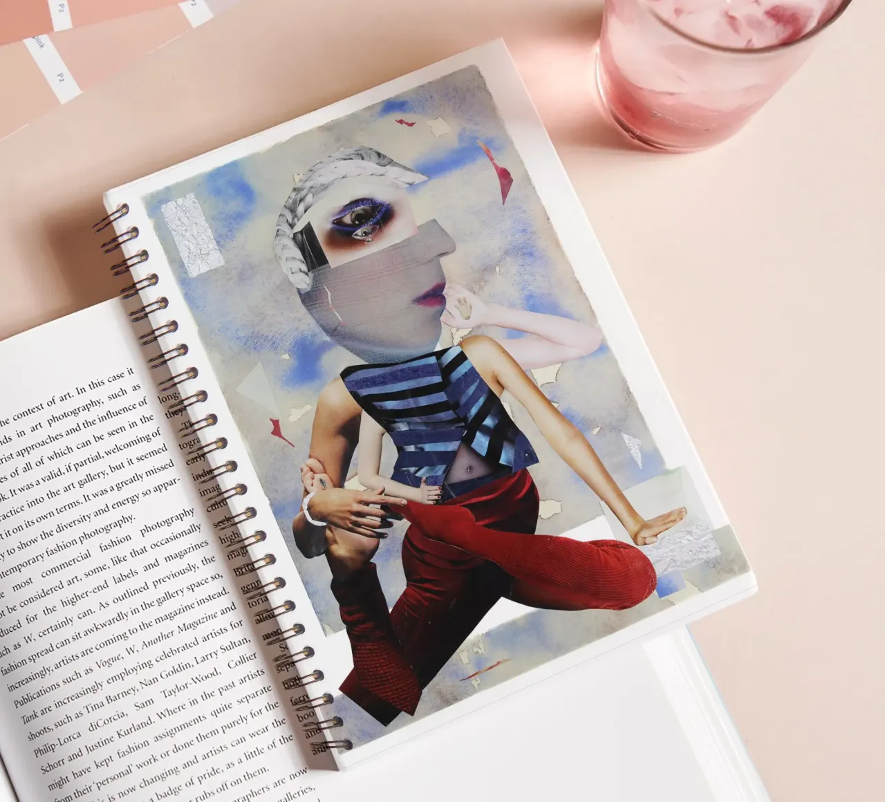 Wait a minute... spiral notebook by Paperheartmixx