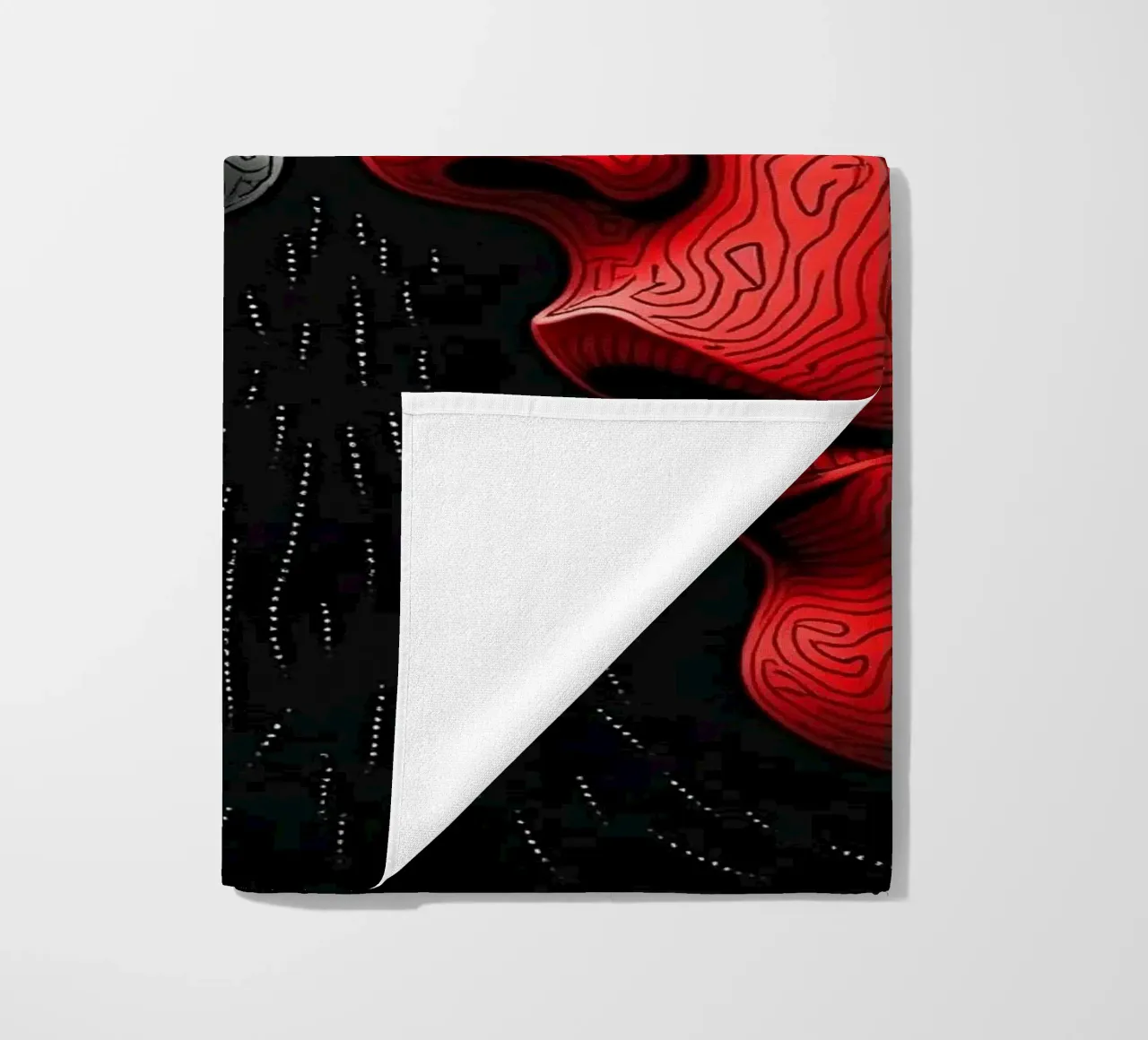 Immagine_specchio_rosso_3 telo mare da AI-Portraits by LK