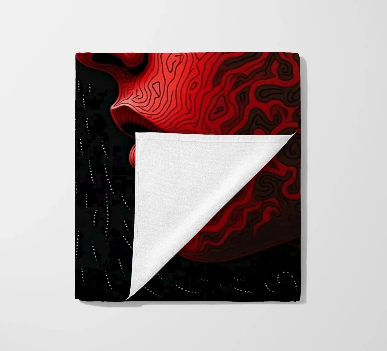 Immagine_specchio_rosso_3 telo mare da AI-Portraits by LK