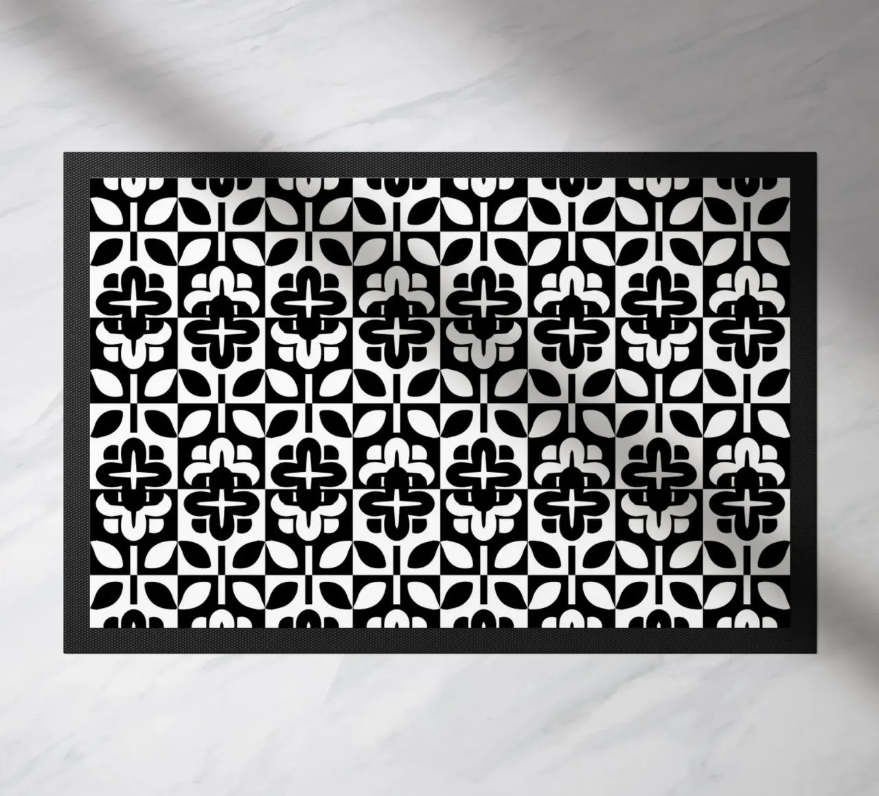 Repetitive pattern 31 doormat by Little Dean