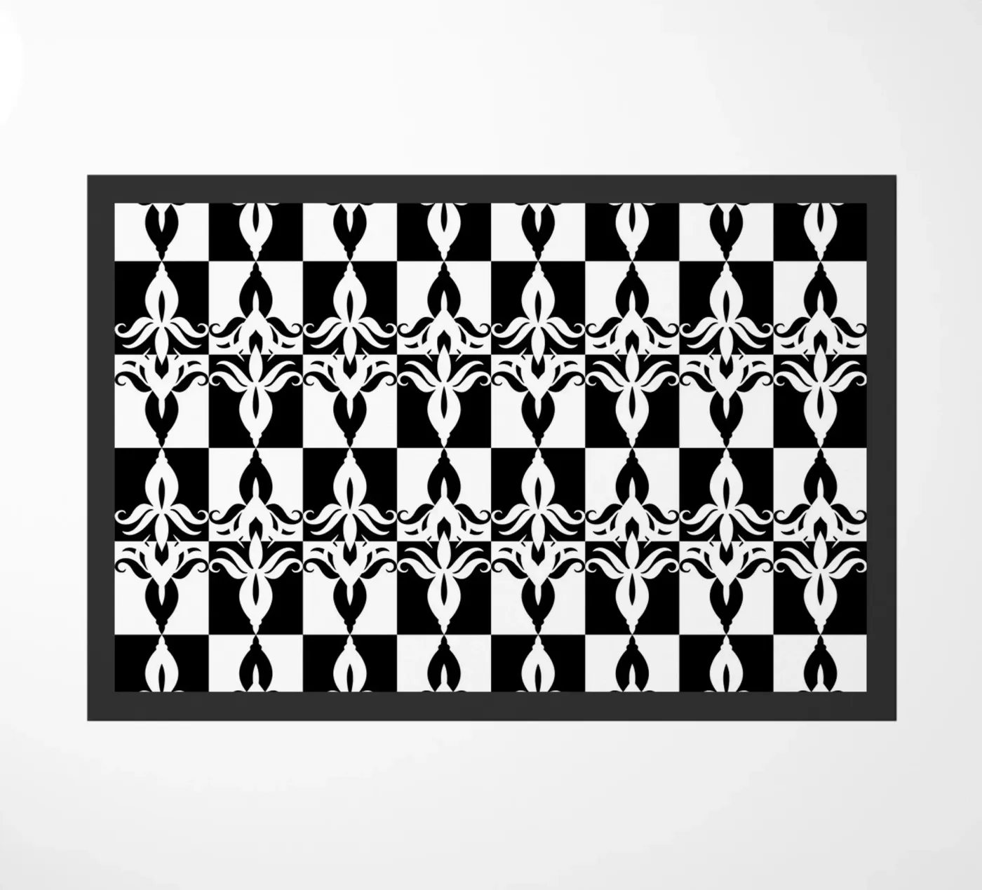 Repetitive pattern 32 Fußmatte von Little Dean