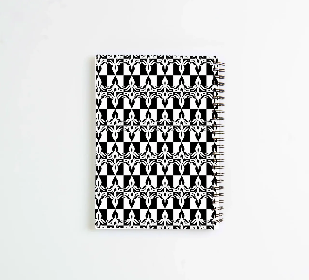 Repetitive pattern 32 spiral notebook by Little Dean