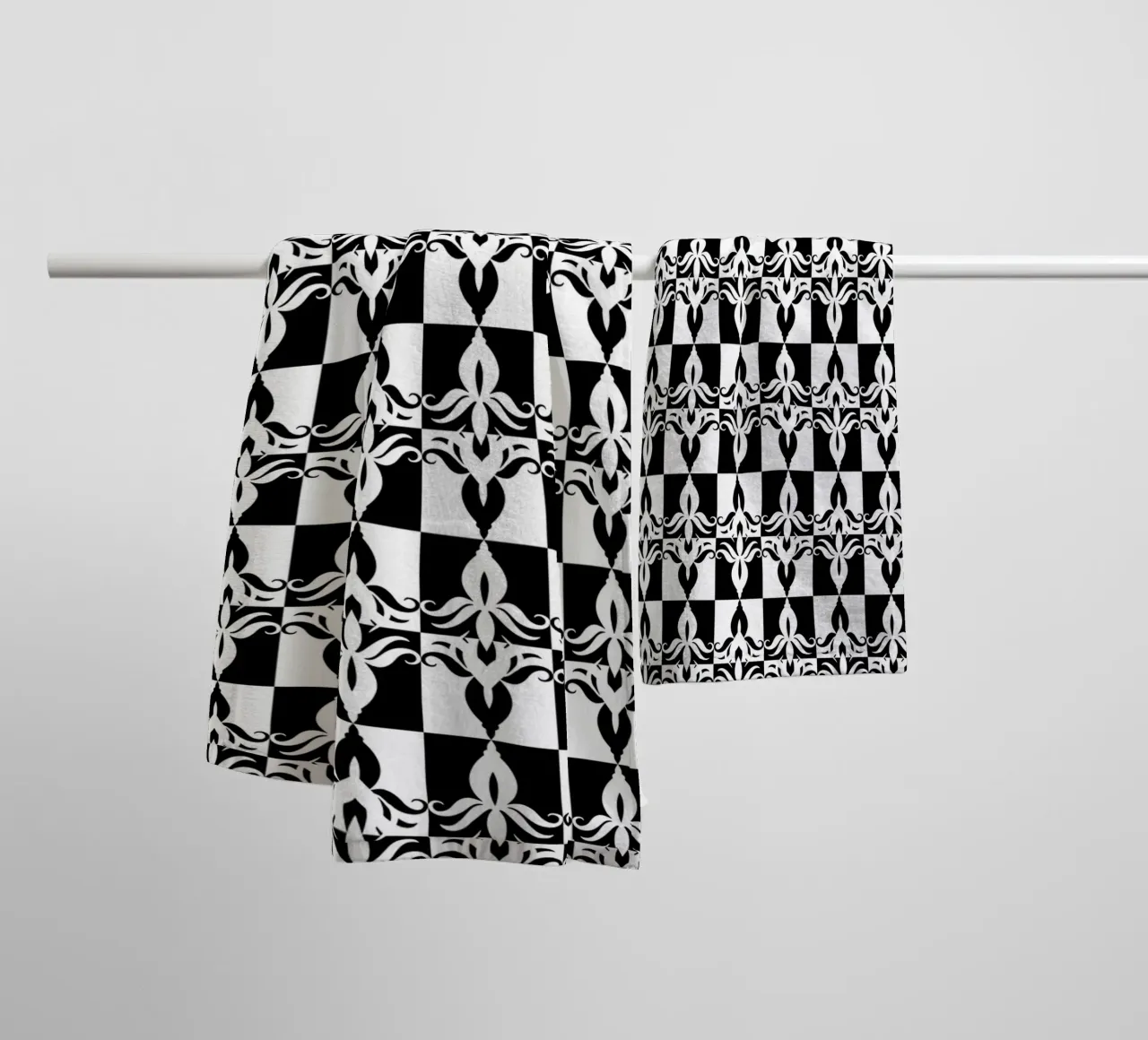 Repetitive pattern 32 towel by Little Dean