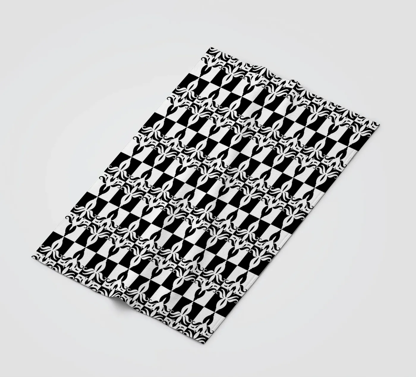 Repetitive pattern 32 fleece blanket by Little Dean