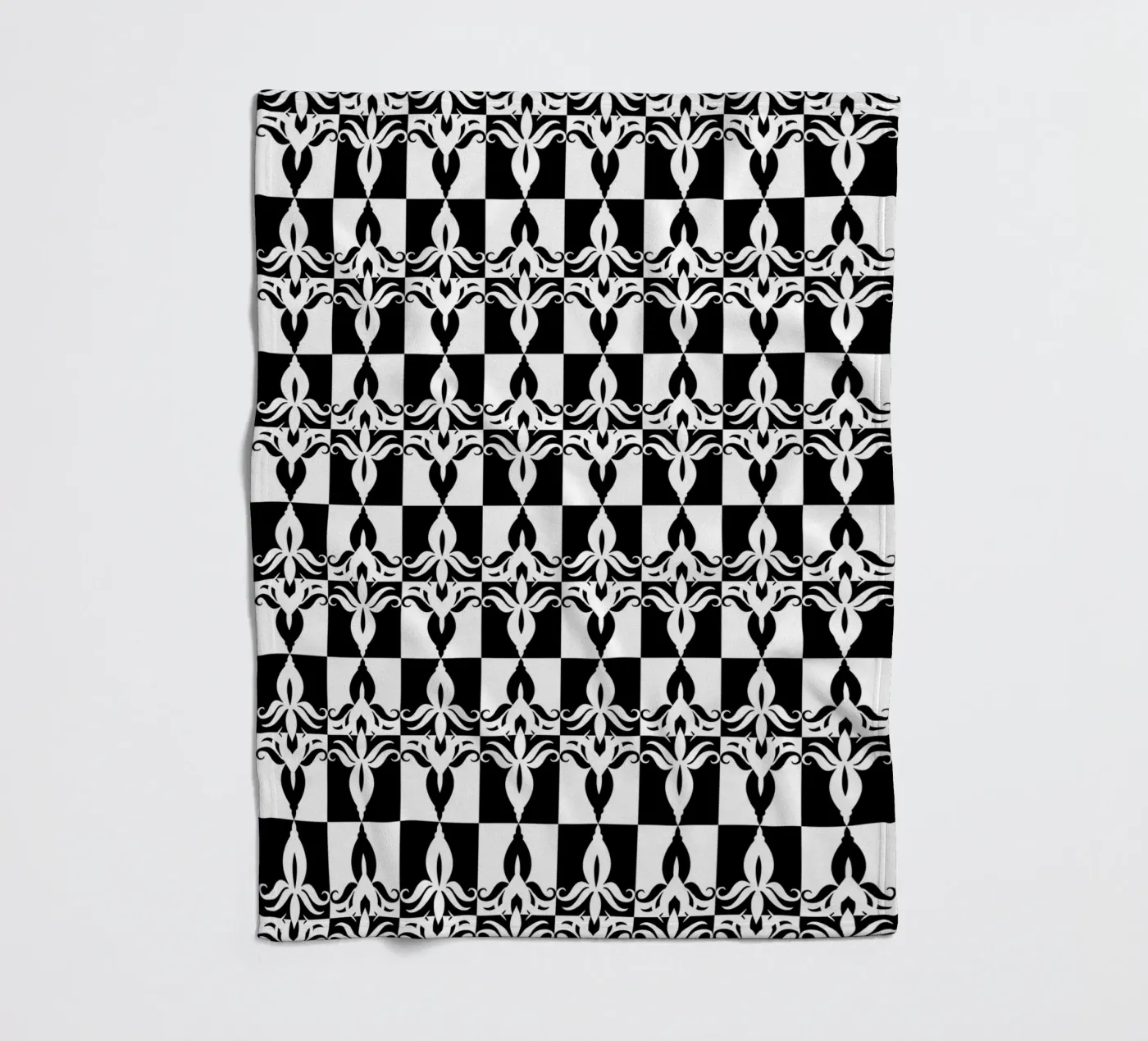 Repetitive pattern 32 fleece blanket by Little Dean