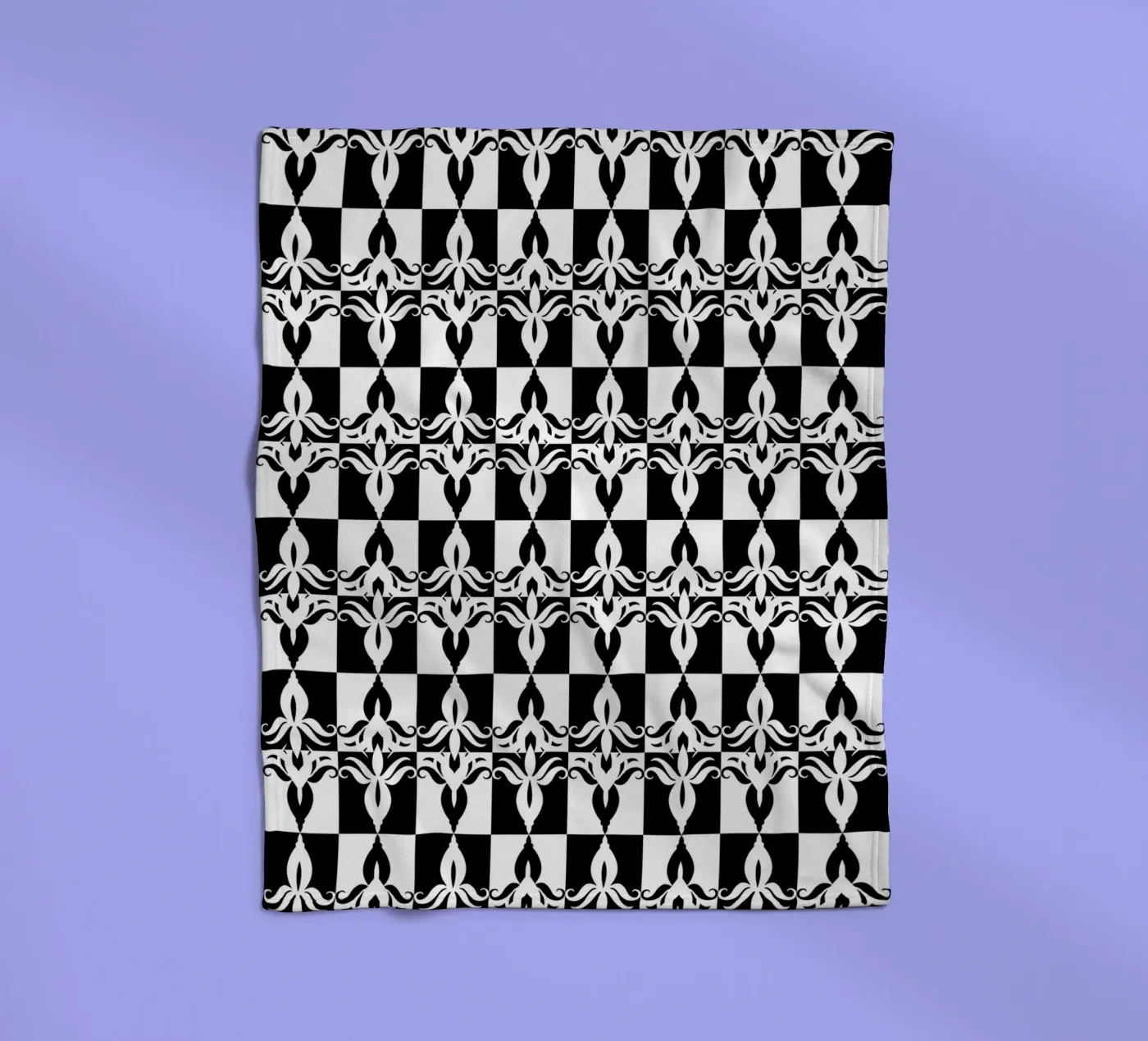 Repetitive pattern 32 fleece blanket by Little Dean