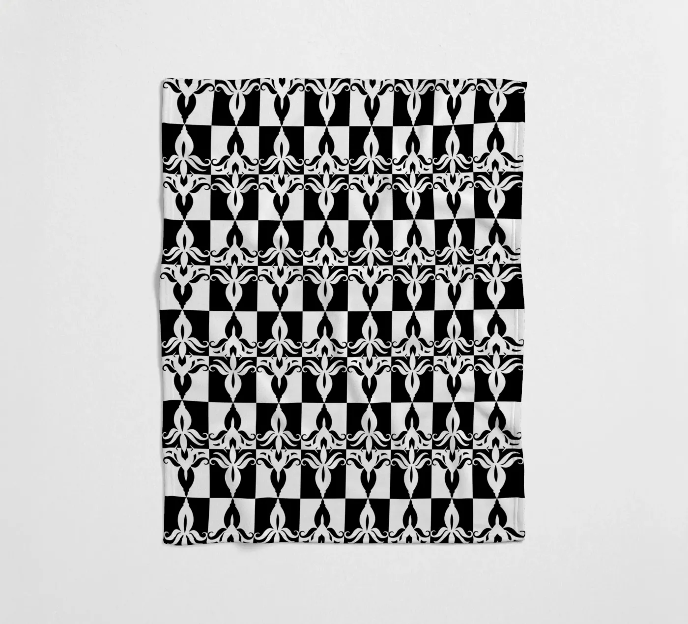 Repetitive pattern 32 fleece blanket by Little Dean