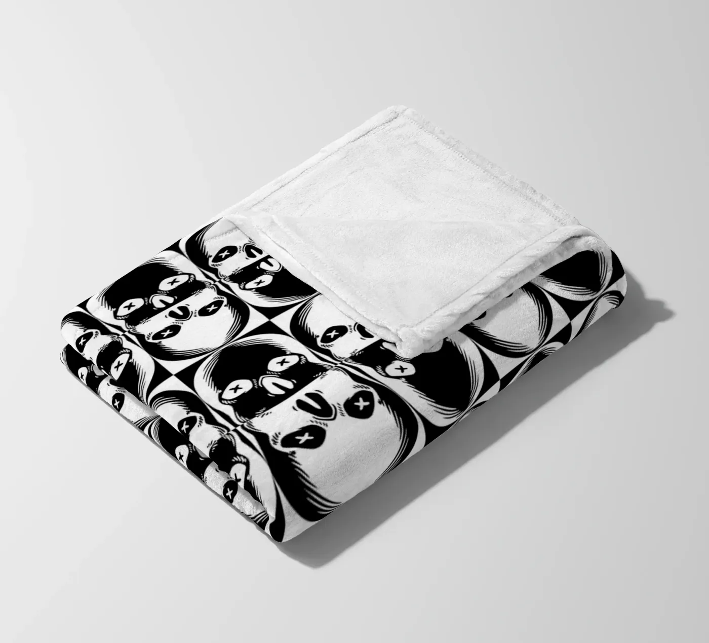 Repetitive pattern 33 fleece blanket by Little Dean