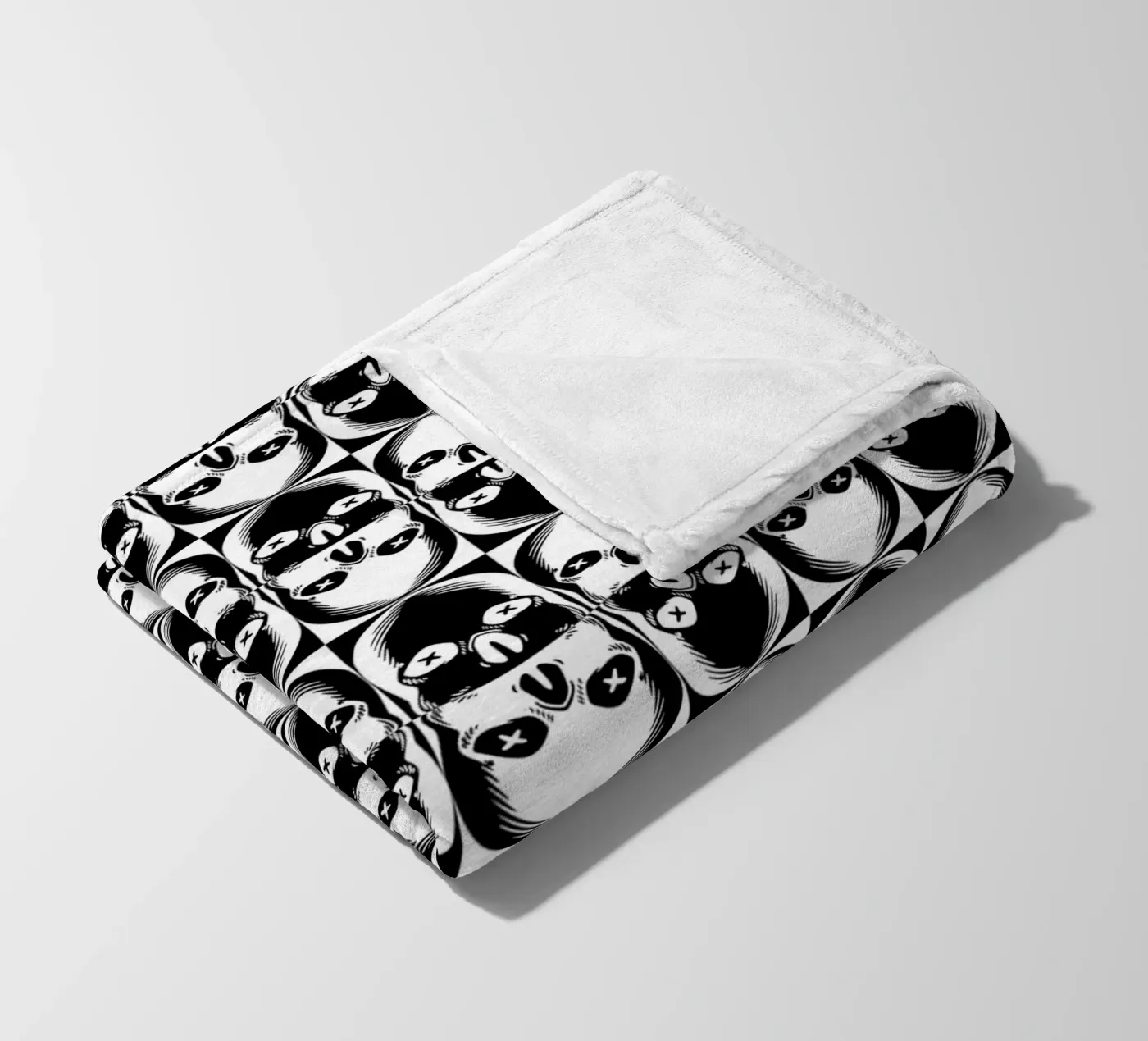 Repetitive pattern 33 fleece blanket by Little Dean