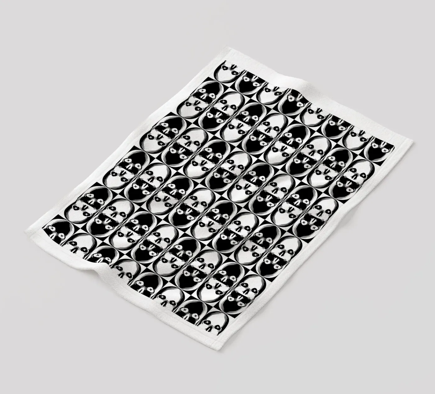 Repetitive pattern 33 fleece blanket by Little Dean