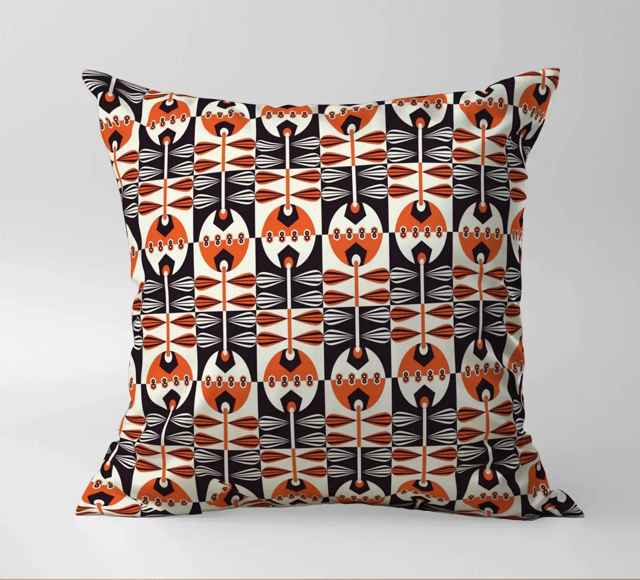 Repetitive pattern 34 decorative cushion by Little Dean