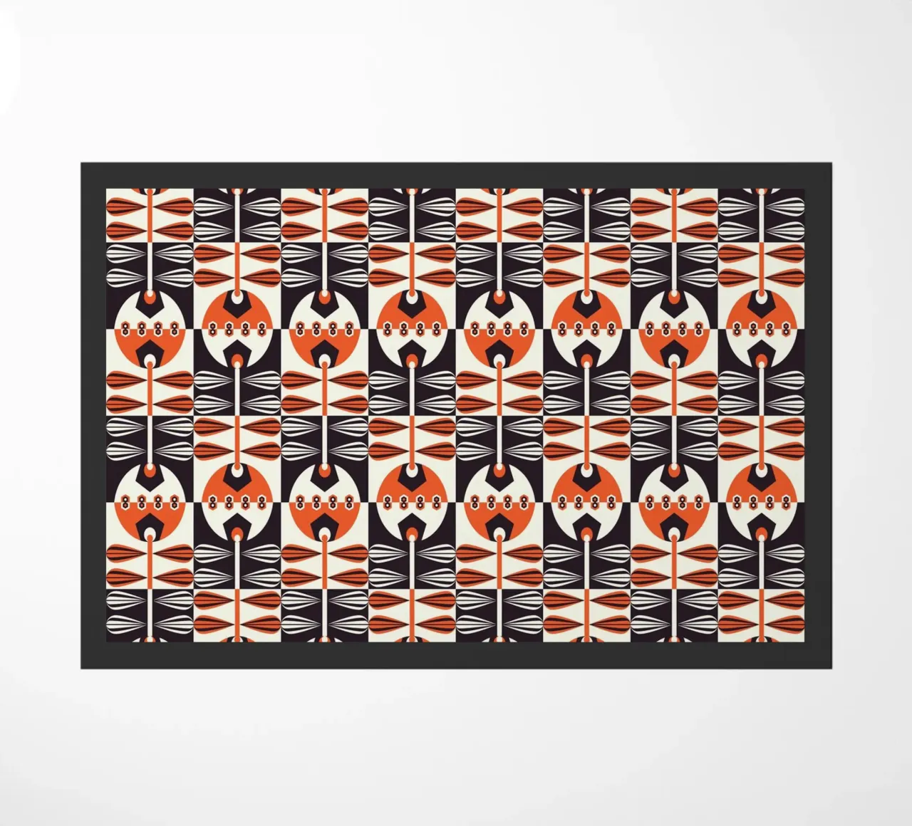 Repetitive pattern 34 doormat by Little Dean