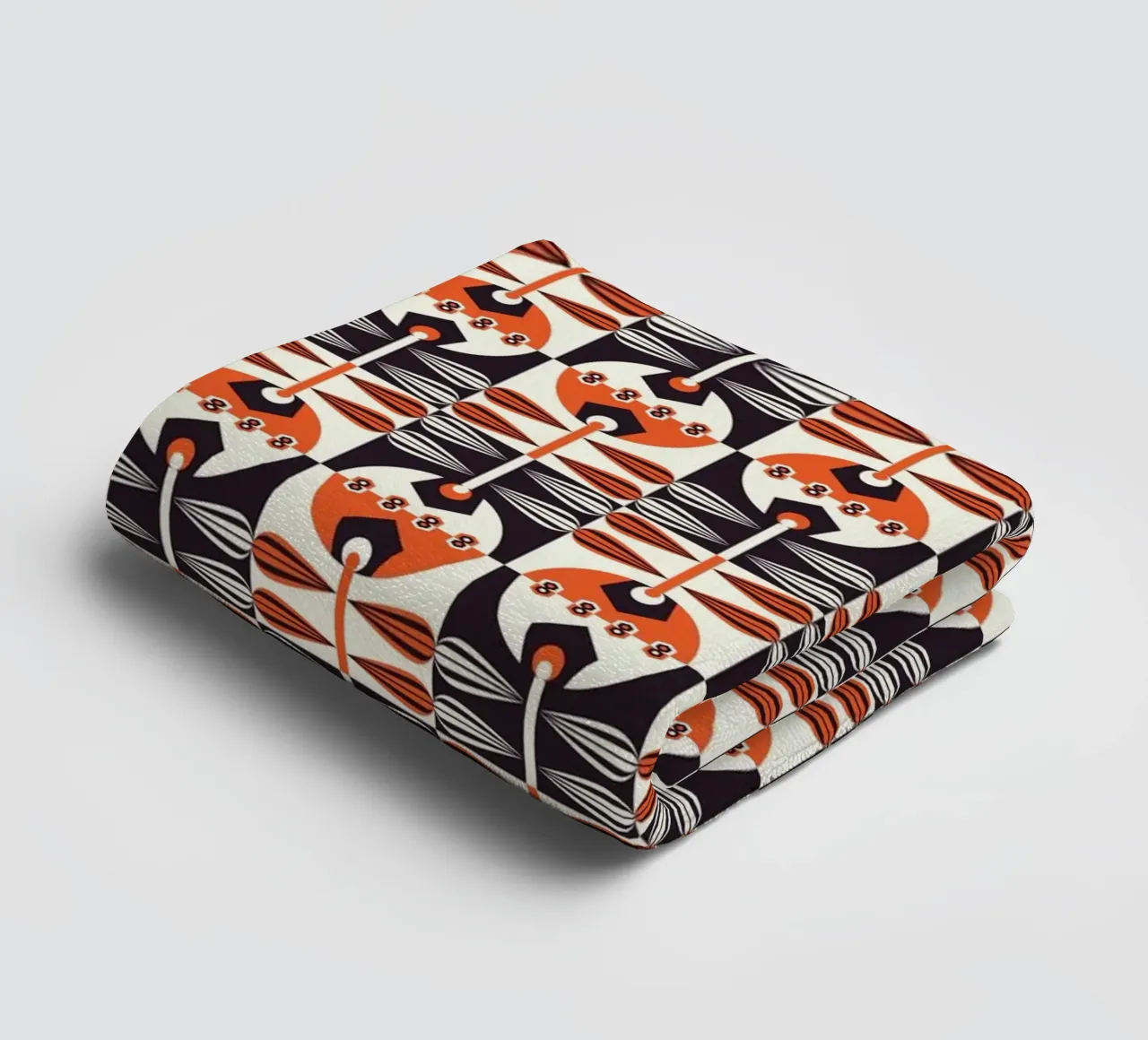 Repetitive pattern 34 towel by Little Dean