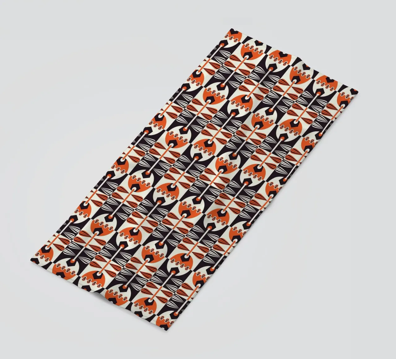 Repetitive pattern 34 beach towel by Little Dean