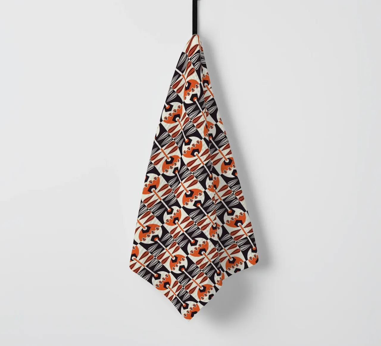 Repetitive pattern 34 tea towel by Little Dean