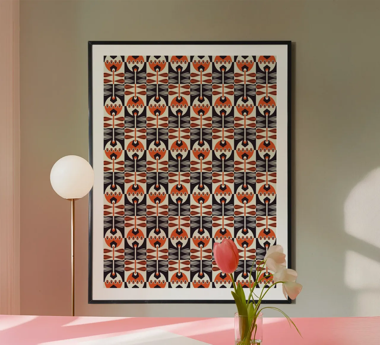 Repetitive pattern 34 poster by Little Dean