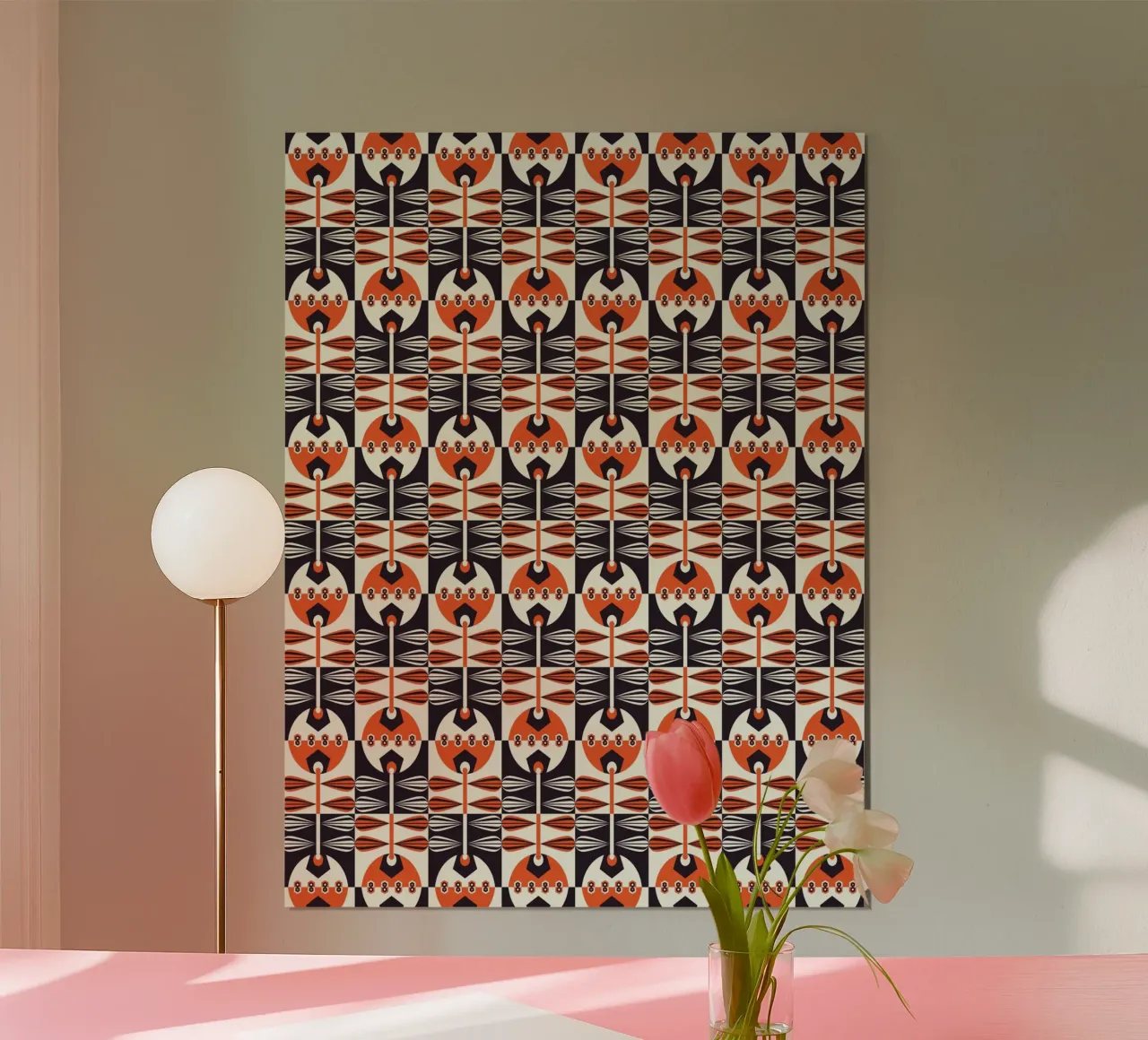Repetitive pattern 34 poster by Little Dean