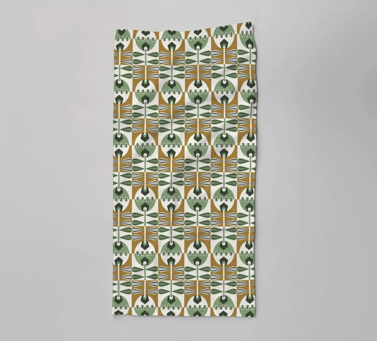 Repetitive pattern 35 towel by Little Dean
