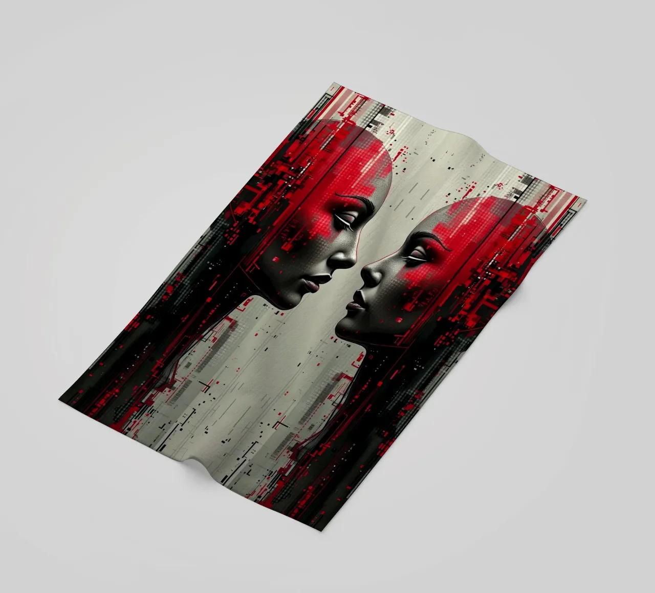 Immagine_specchio_rosso_4 telo mare da AI-Portraits by LK