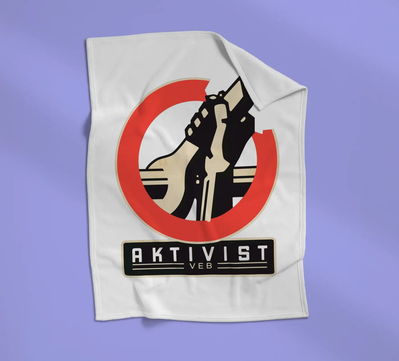 Arbeidsactivist fleecedeken van DDR DESIGN