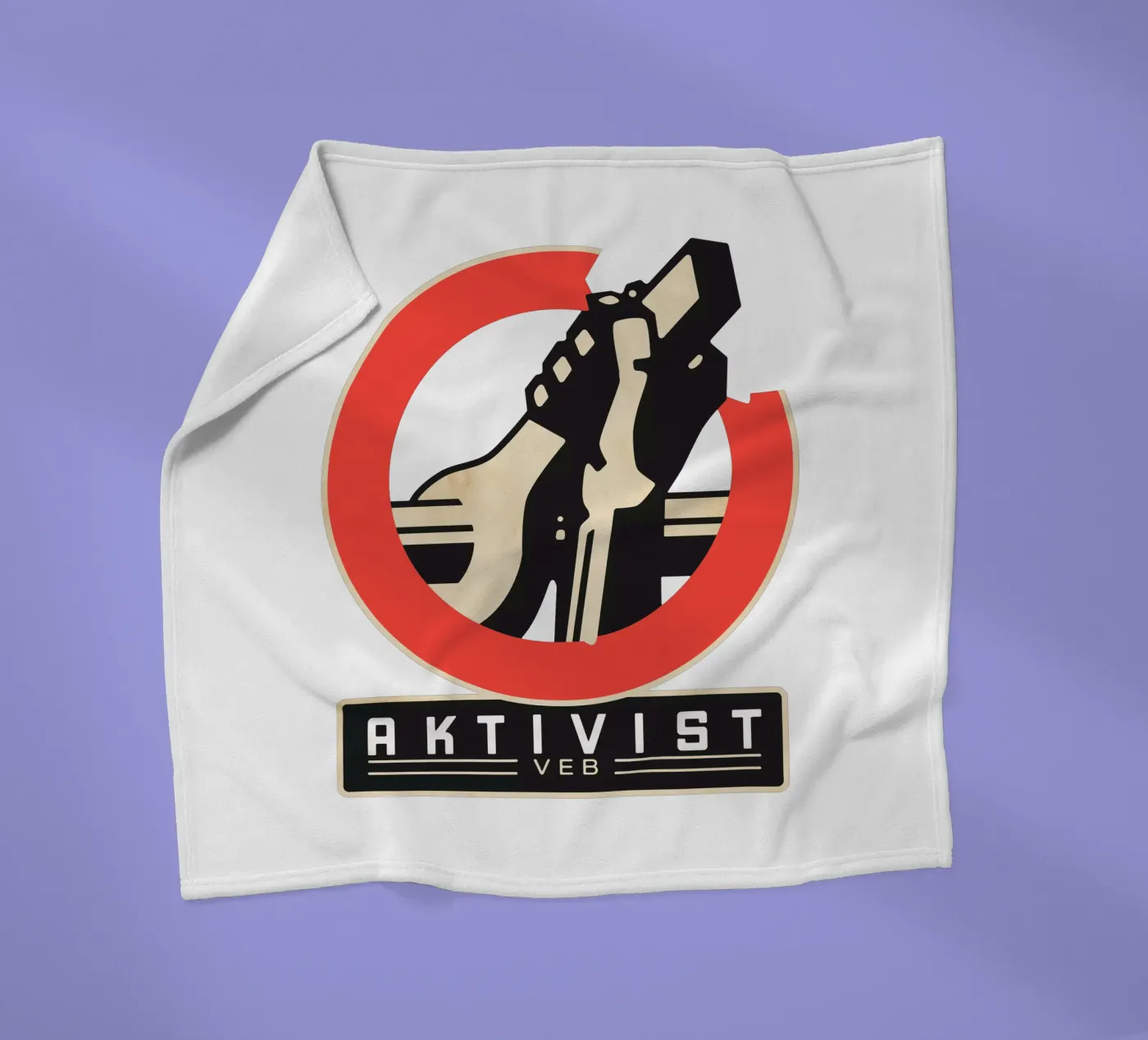 Arbeidsactivist fleecedeken van DDR DESIGN