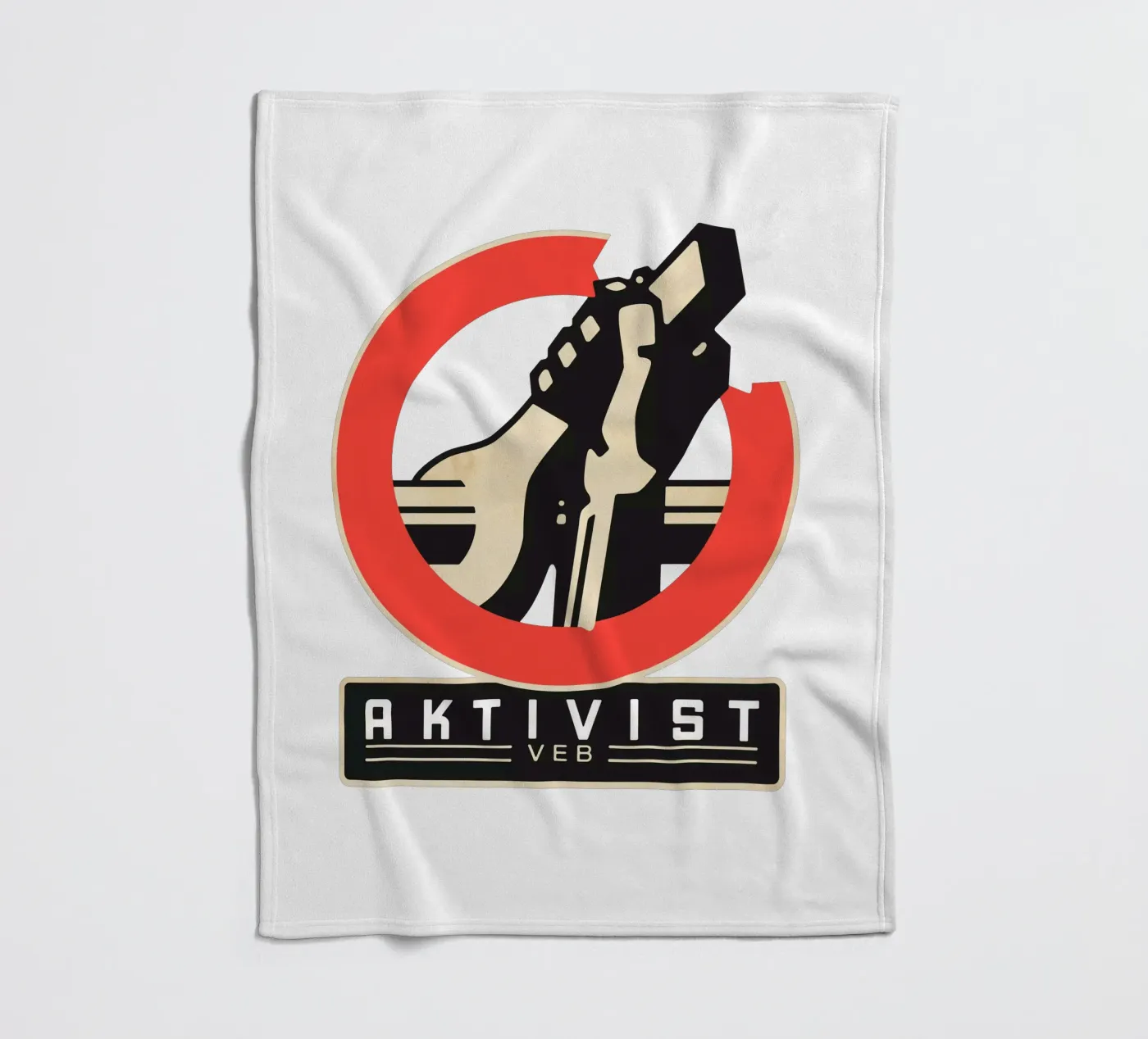 Arbeidsactivist fleecedeken van DDR DESIGN
