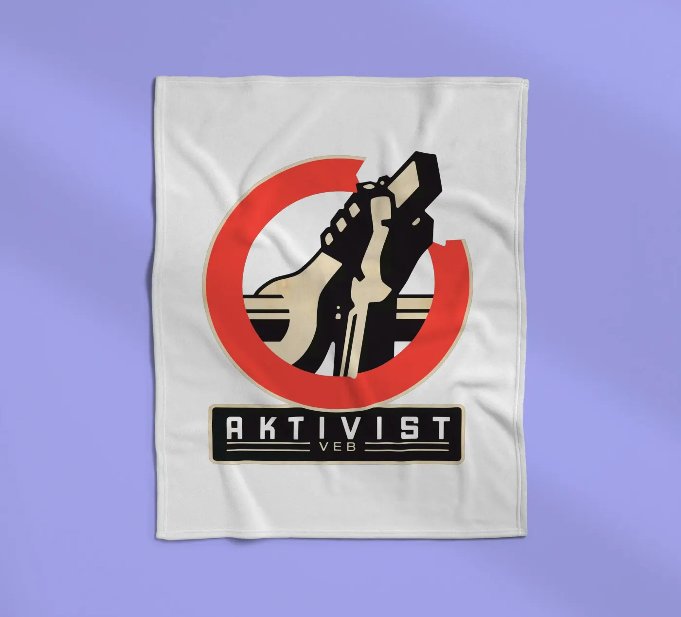Arbeidsactivist fleecedeken van DDR DESIGN