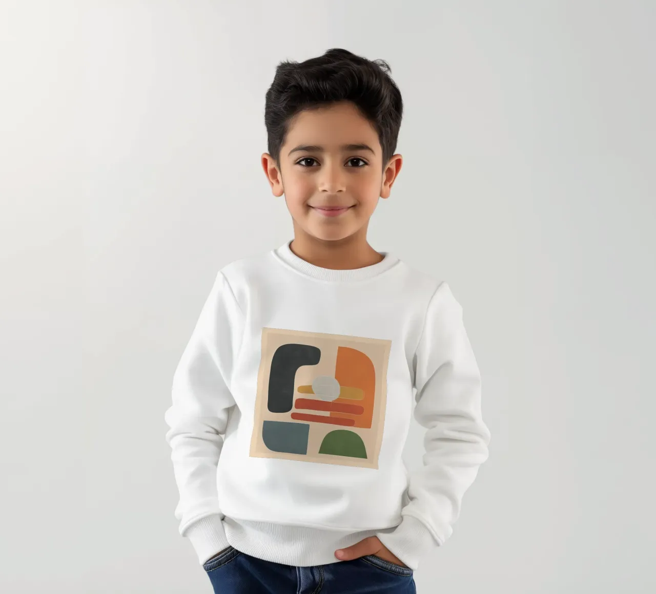 Modern Abstract Art I felpa bambino da cityart