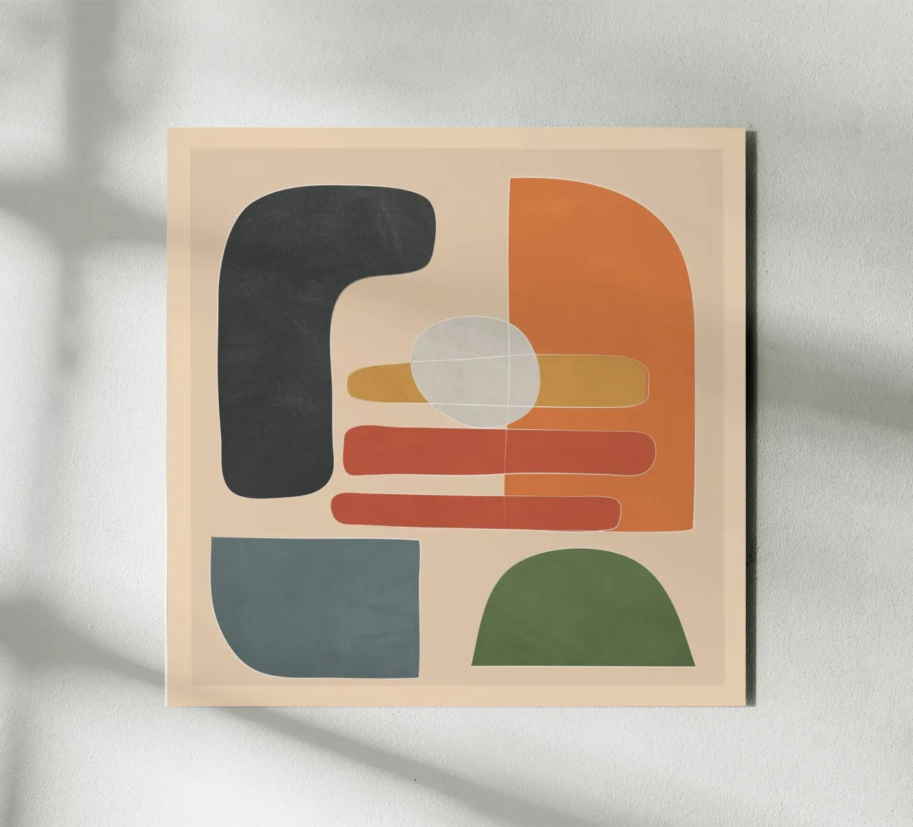 Modern Abstract Art I alluminio dibond da cityart