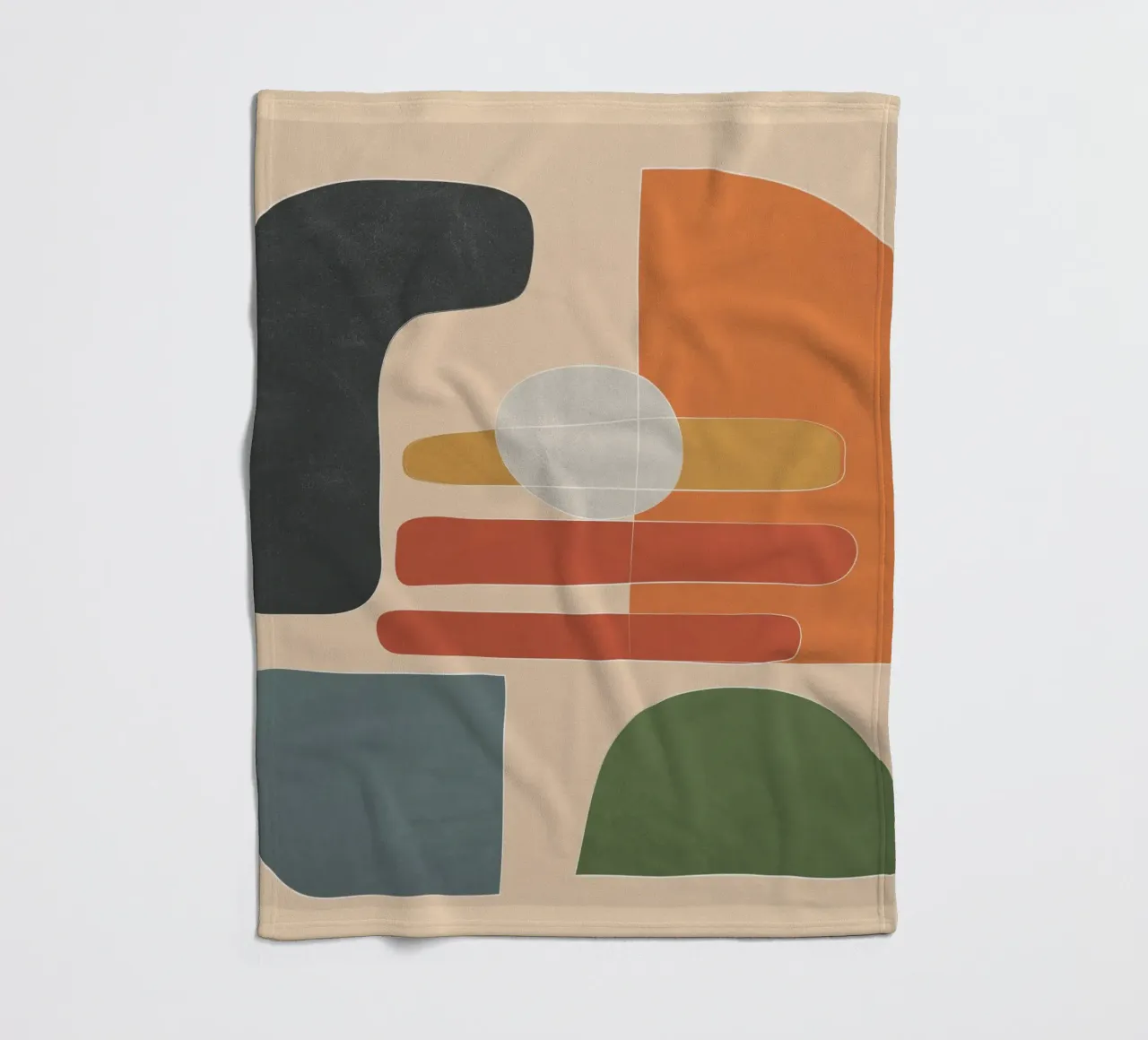 Modern Abstract Art I coperta in pile da cityart