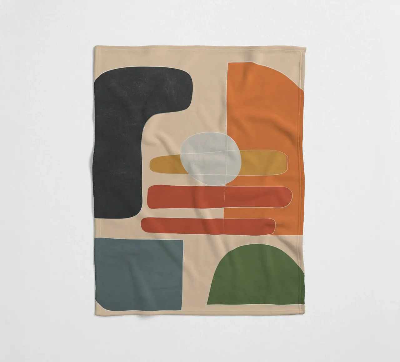 Modern Abstract Art I coperta in pile da cityart