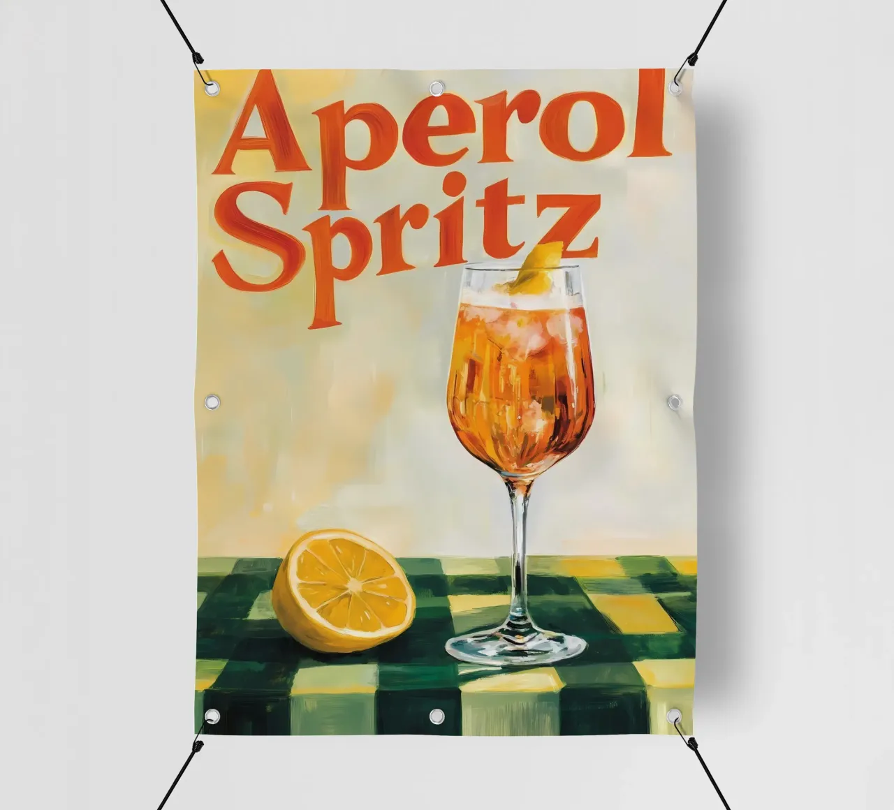 Aperol Spritz telo in pvc da IamHomeStudio
