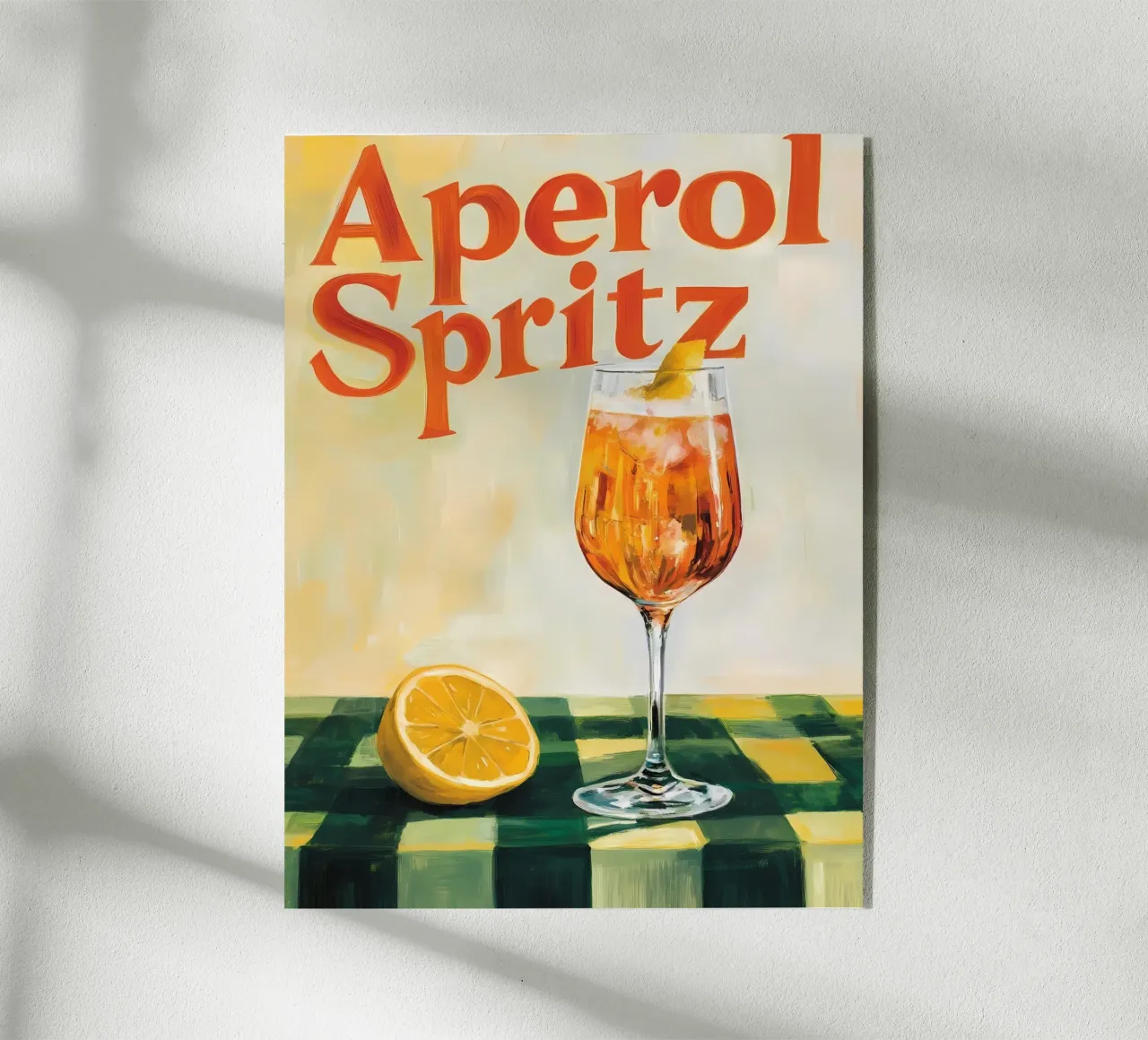 Aperol Spritz plexiglass da IamHomeStudio