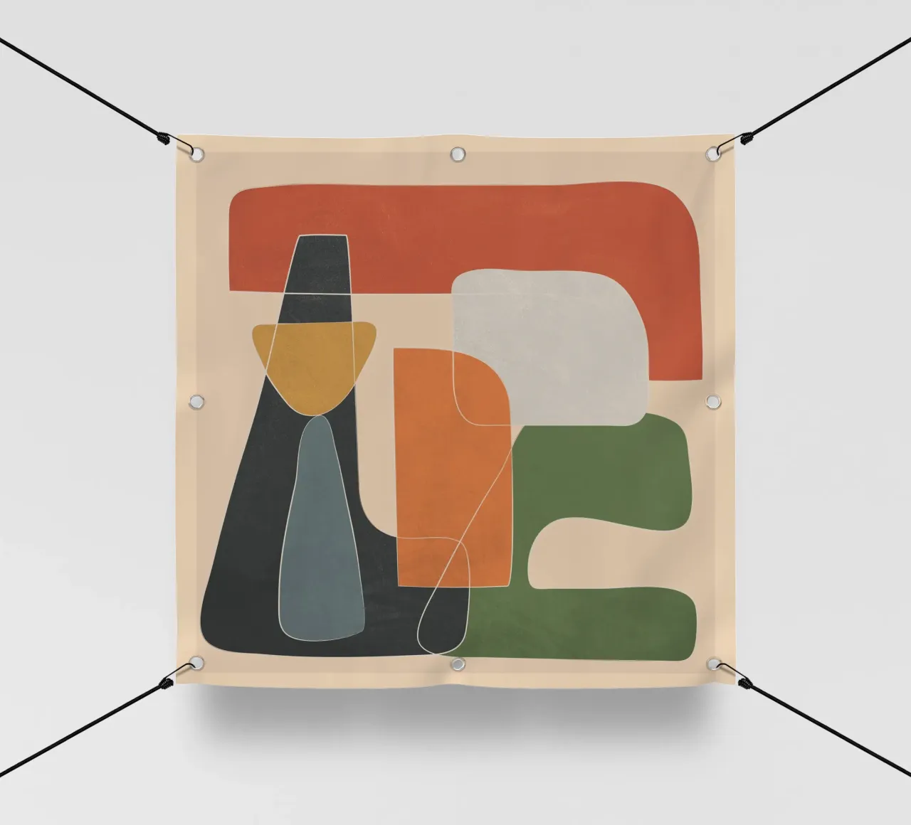 Modern Abstract Art II telo in pvc da cityart