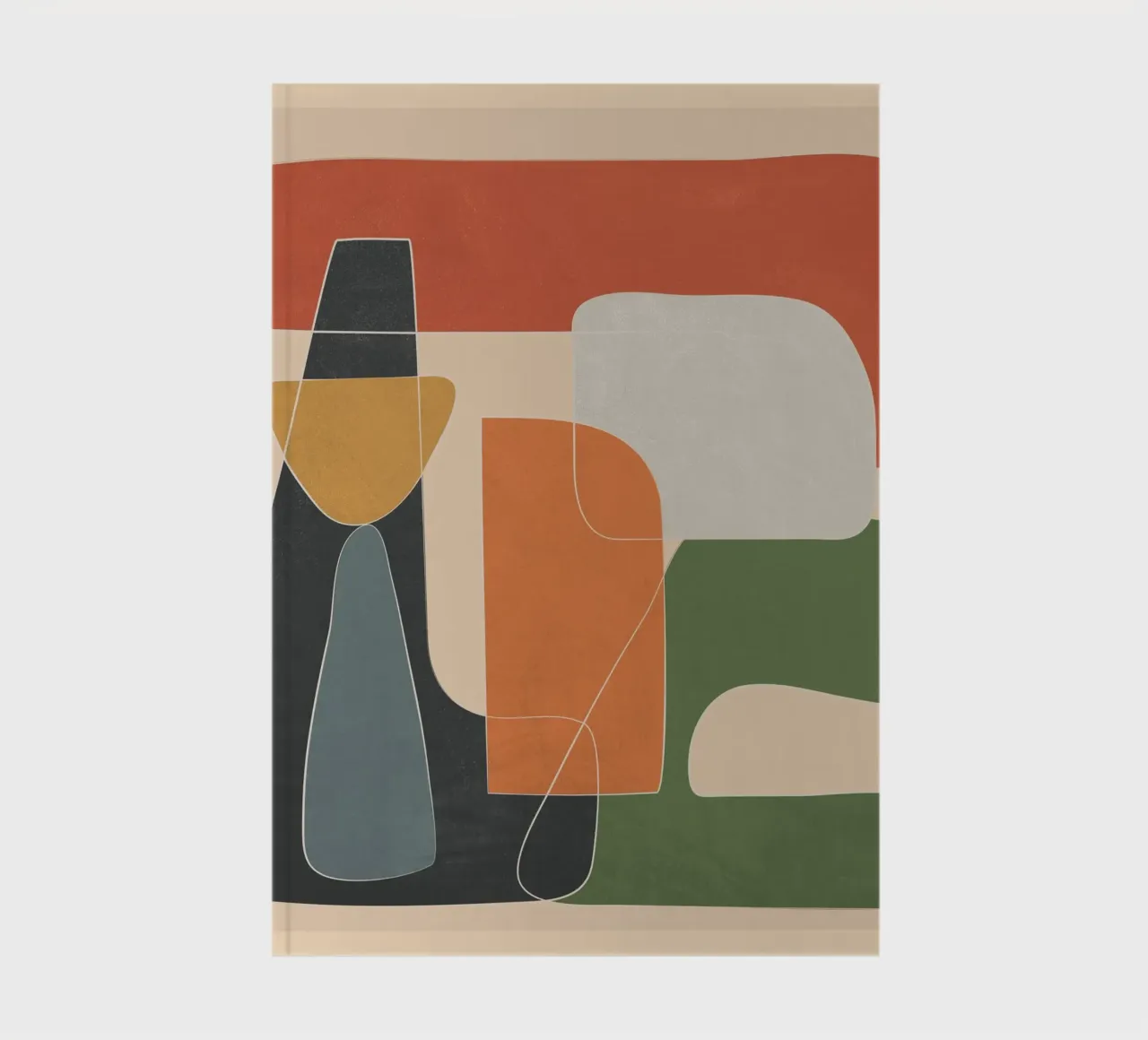 Modern Abstract Art II notebook by cityart