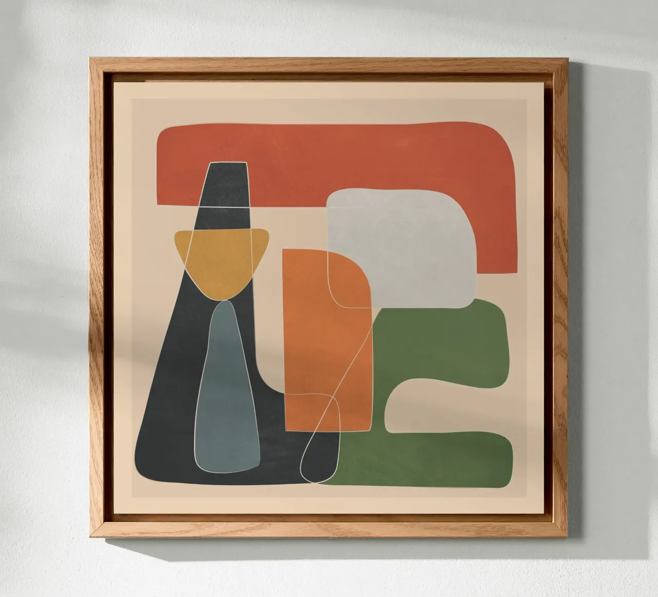 Modern Abstract Art II alluminio dibond da cityart