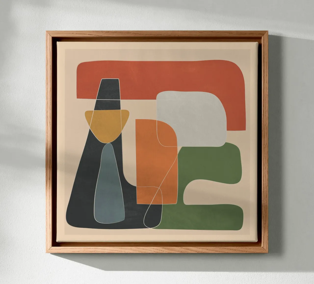 Modern Abstract Art II canvas by cityart