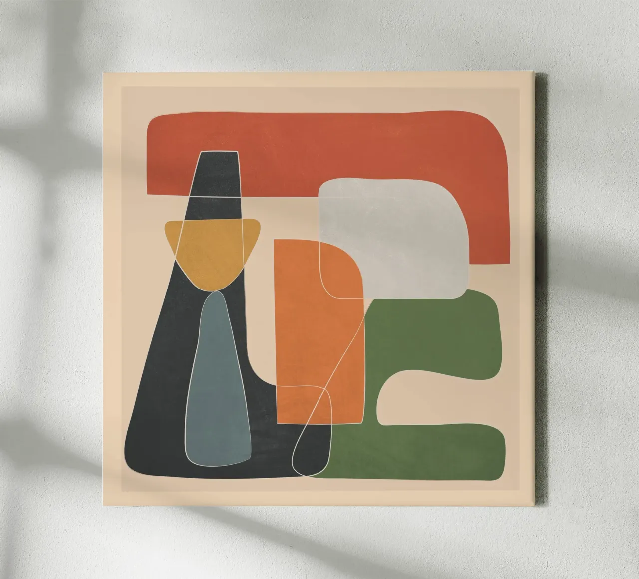 Modern Abstract Art II canvas by cityart