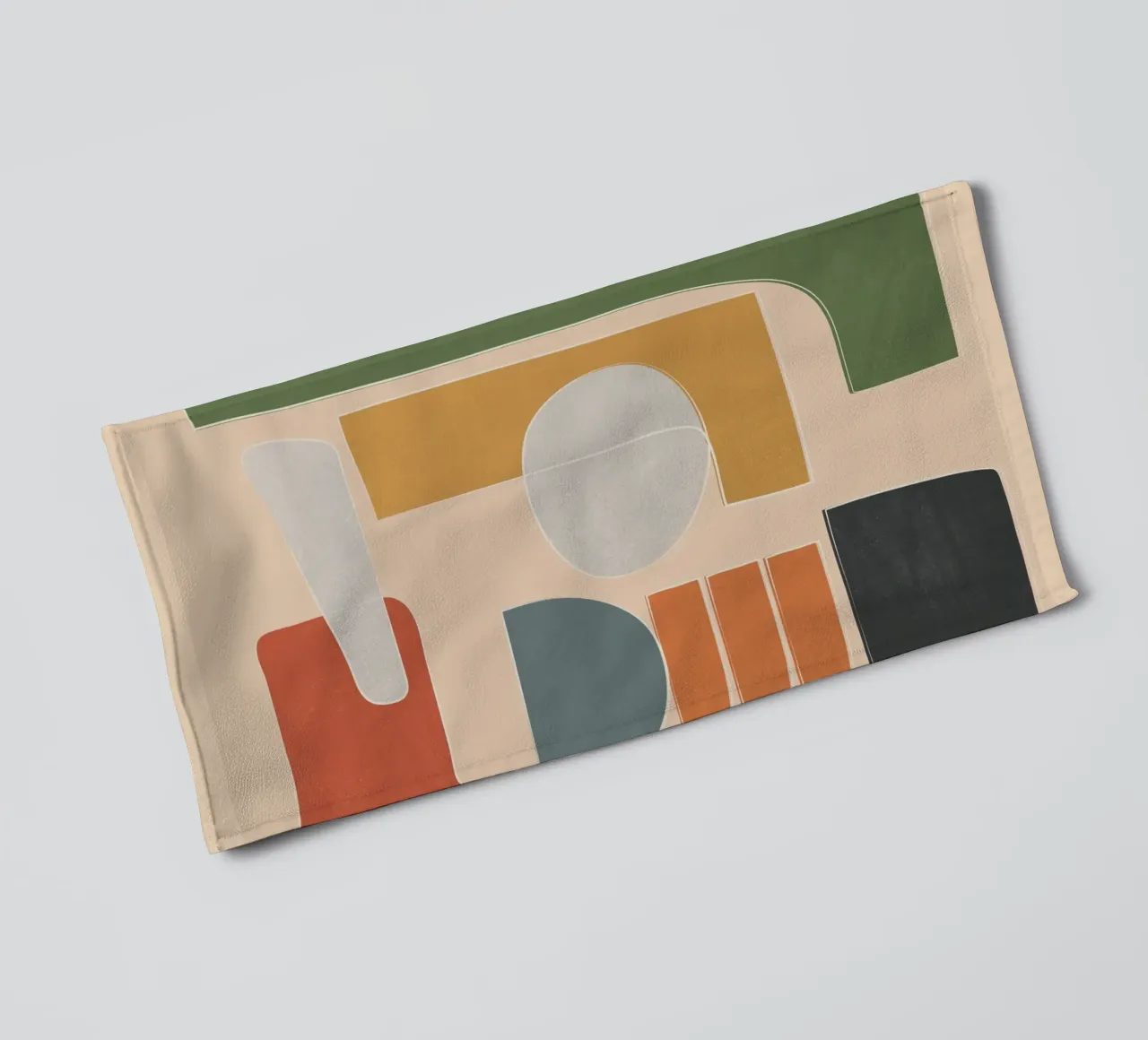 Modern Abstract Art III towel by cityart