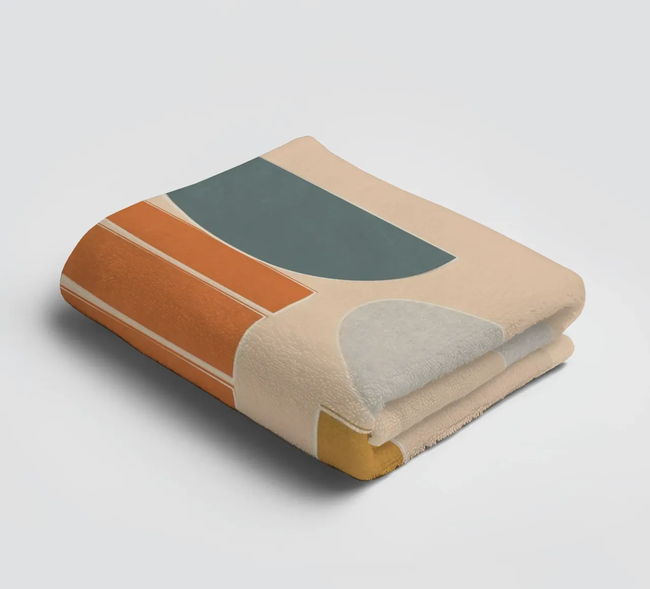 Modern Abstract Art III towel by cityart