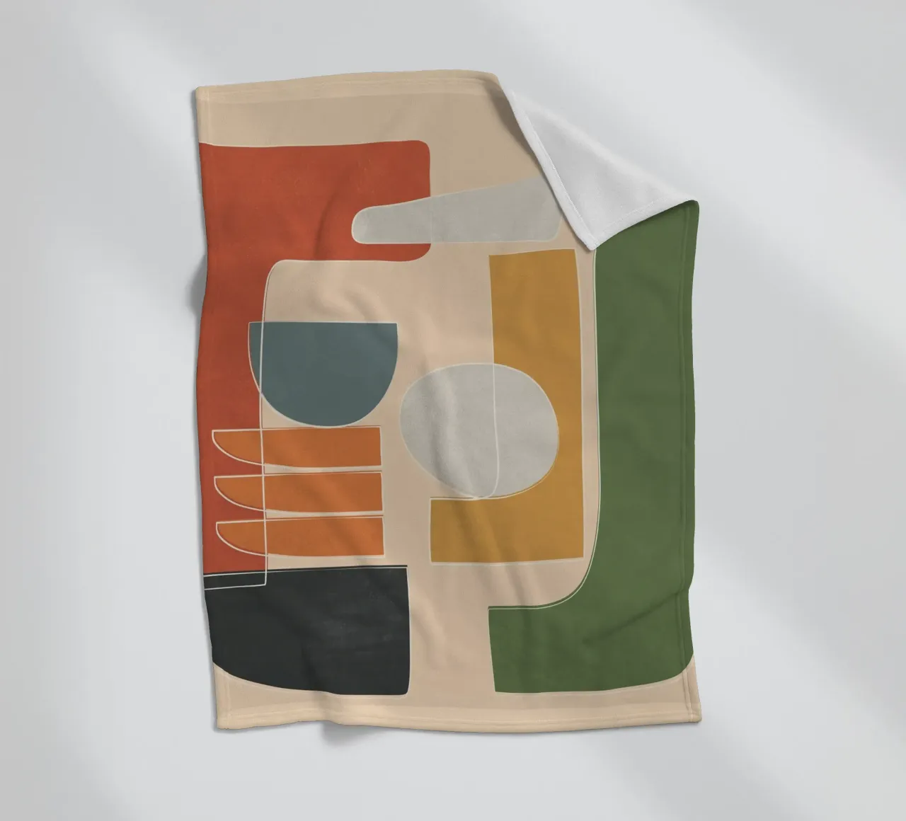 Modern Abstract Art III coperta in pile da cityart