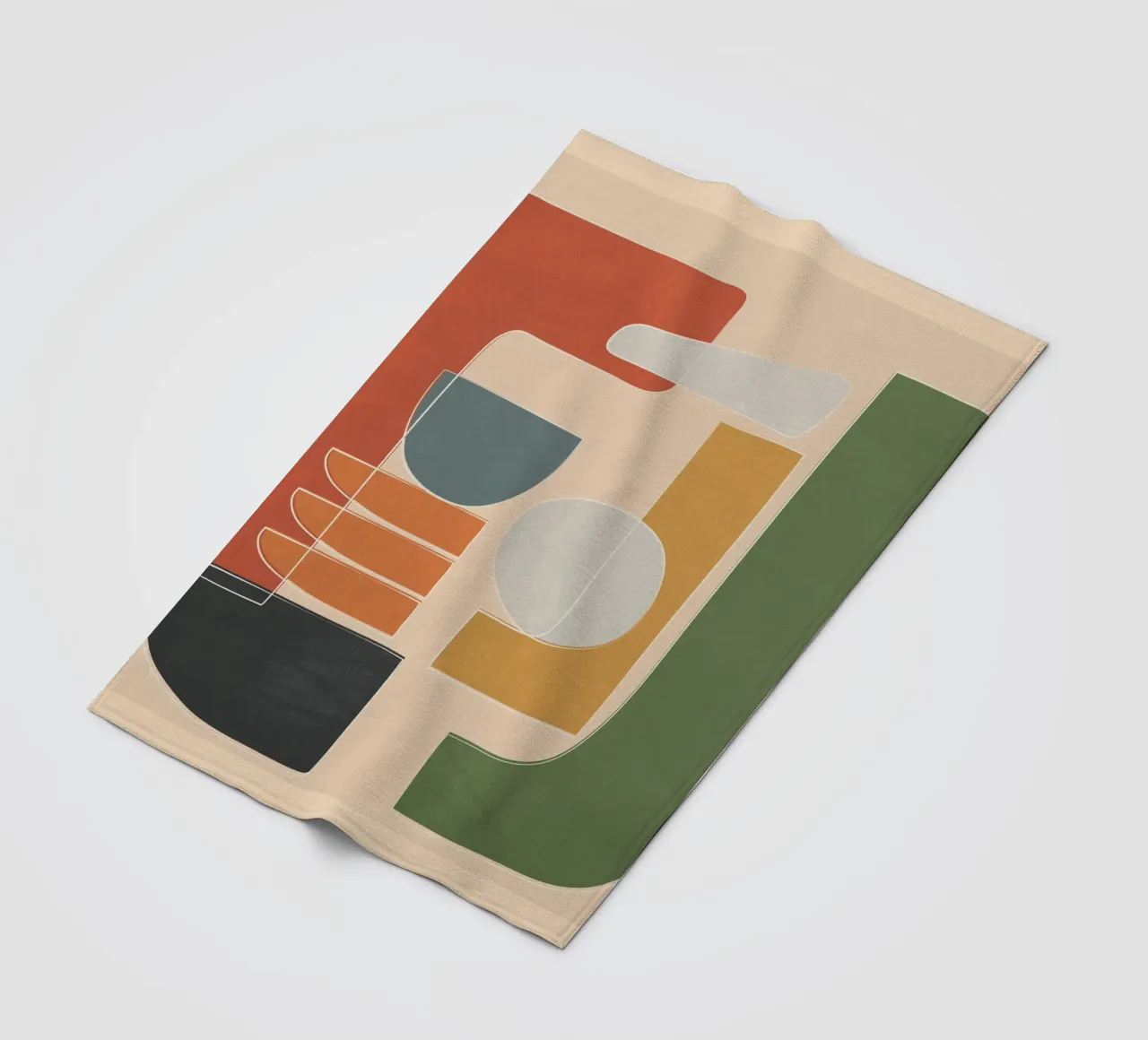 Modern Abstract Art III coperta in pile da cityart