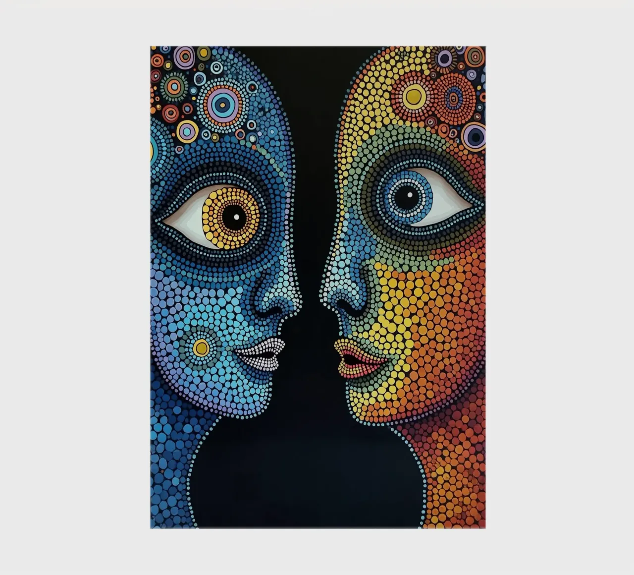 Mirror_1_Style Hundertwasser notebook by AI-Portraits by LK