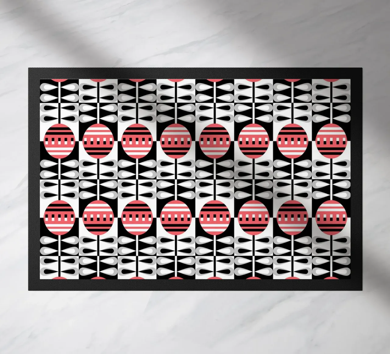 Repetitive pattern 36 doormat by Little Dean